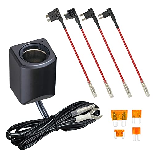 セイワ(SEIWA) 車用 ヒューズ電源取り出しソケット & ヒューズコード 平型/低背型/ミニ平型/マイクロ型 4種各1本 セット IMP180 ドライブレコーダー 電源 常時電源