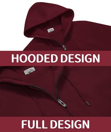 Mens Fleece Hoodies Zip Up Warm Thick Winter Jacket - image 5