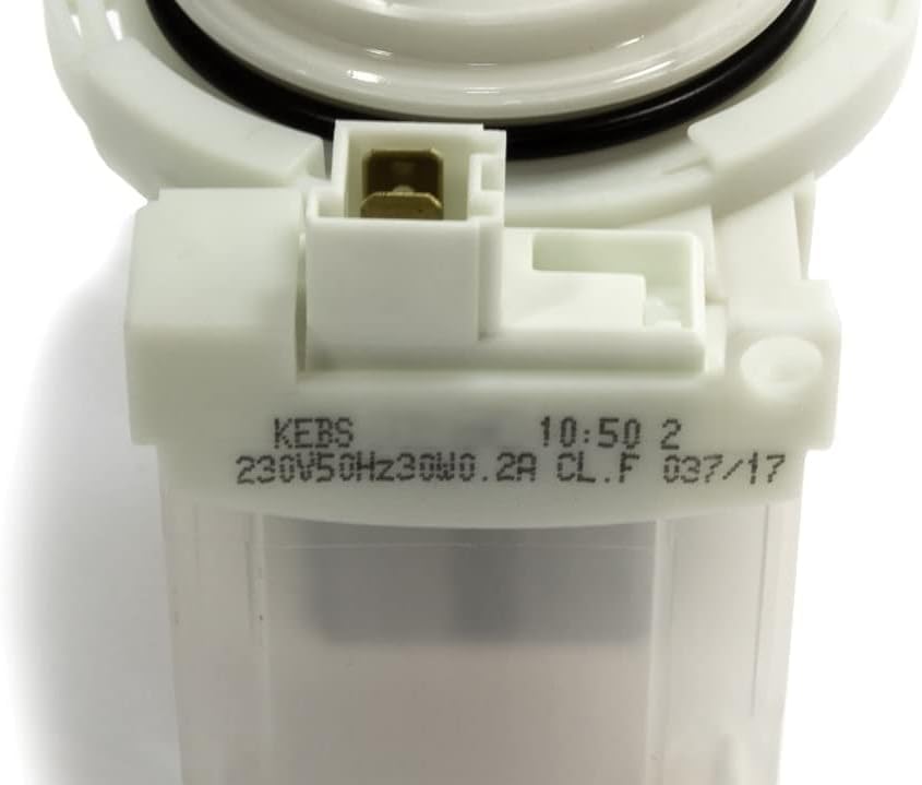 DEKAROX Pompa di scarico con filtro per Bosch Siemens 00145212 145212 Copreci KEBS per lavatrice come Avantixx Classixx Maxx iQ100 iQ300 iQ500 extra classe