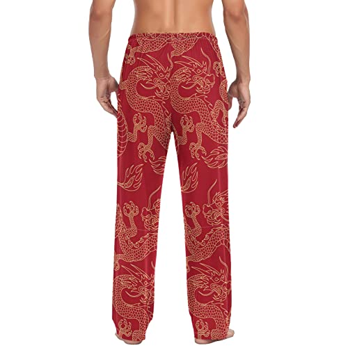 Us Star Stripe Mens Pajama Pants with Pockets Drawstring Lounge Pants Pajama Bottoms Men Sleep PJ Pants for Men2