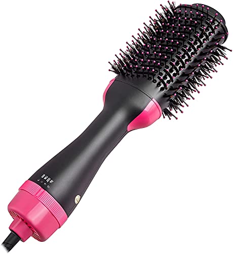 One Step Hair Dryer Brush Blow Dryer Brush in One Styler Volumizer,4 in 1 Hot Air Brush with Negative Ionic for Straightening, Curling, Professional Brush Hair Dryers for Women