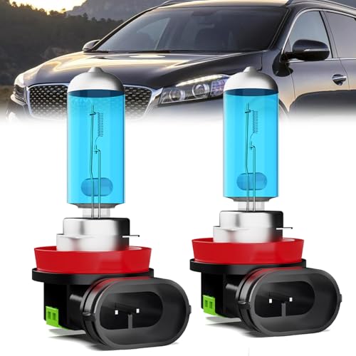 Image of Headlight Bulbs Compatible With Kia Sorento 2014-2015,H11 Low Beam Halogen Light Bulb Combo,Super Bright 6000K White,Plug and Play,Pack of 2