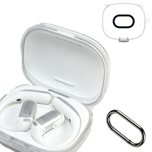 �ی�P�[�X For Shokz OpenFit Pro �P�[�X�yyhaochen�zTPU�f�� �h�� �h�o ���s �y�ʏ��^ �����h�~ �����h�~ ���ϖh�~ Shokz OpenFit Pro �ی�P�[�X�i�N���A�j
