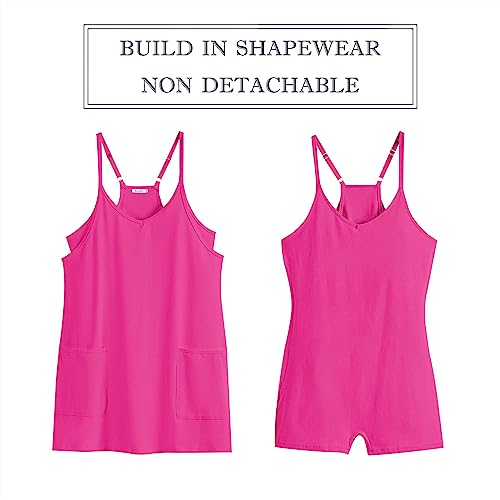 Image of ANRABESS Women Athletic Dress Summer Tennis Workout Active Sports Mini Romper Dress Built in Shorts Travel Vacation Clothes