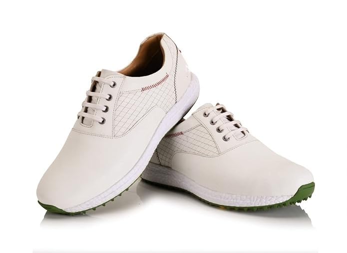 Image of Men's Proffessional Leather Golf Shoes | Lace-Up | Waterproof | Comfortable | Breathable