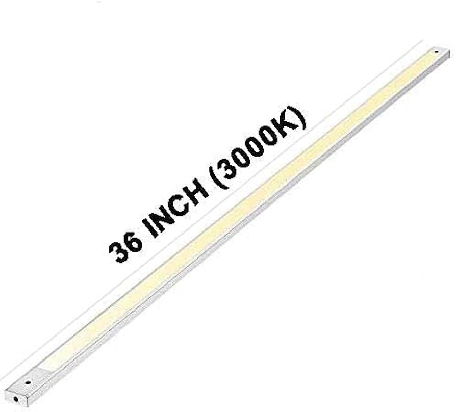 Image of AHUJA INTERNATIONAL LED Profile Light Under Cabinet Counter Lighting for Wardrobe, Kitchen, Closet - Ultra Slim (Warm White) (3FT)