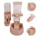 Sosoport 1set Automatic Pet Feeder and Water Dispenser Hanging Type Design for Cats and Dogs Convenient Safe and Practical for Hydration and Feeding