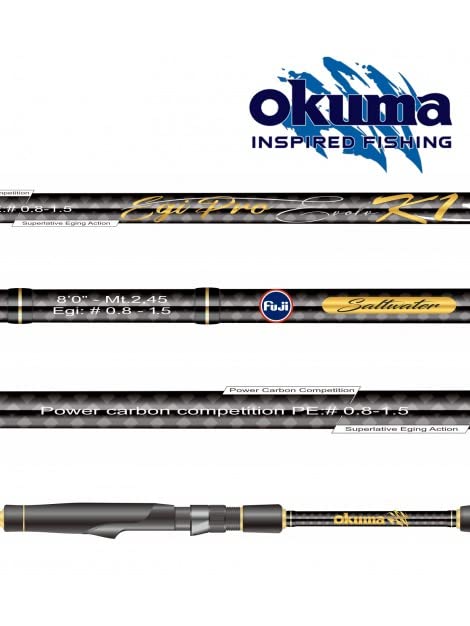 Generico OKUMA EGI PRO EVOLV 2021-2022 Walking Stick Sports & Outdoors
