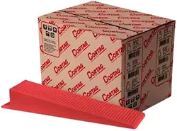 Cunha Nivelamento Slim Cortag 61538 Para Pisos Revestimentos Cerâmicas Porcelanatos Profissional - 100 Unidades