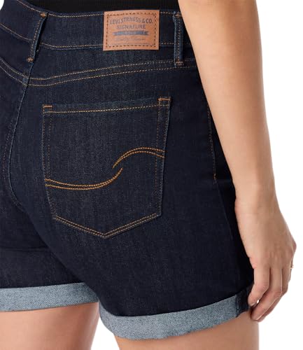 Levi Strauss Signature Gold Women's Mid Rise 5" Shorts (Available in Plus), (New) Island Rinse, 2 - image 5