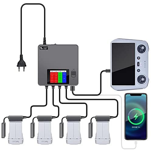 Amazon | DJI Mini 4 Pro/Mini 3 Pro/Mini 3 対応 充電器 デジタル 