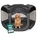 Furhaven Pet Playpen | Indoor/Outdoor Mesh Open-Air Playpen & Exercise Pen Tent House Playground for Dogs & Cats, Gray, Extra Large