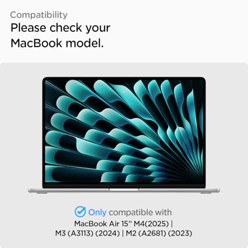 Spigen Glas.tR Slim Screen Protector for MacBook Air 15 inch (M4 2025 / M3 2024 / M2 2023)
