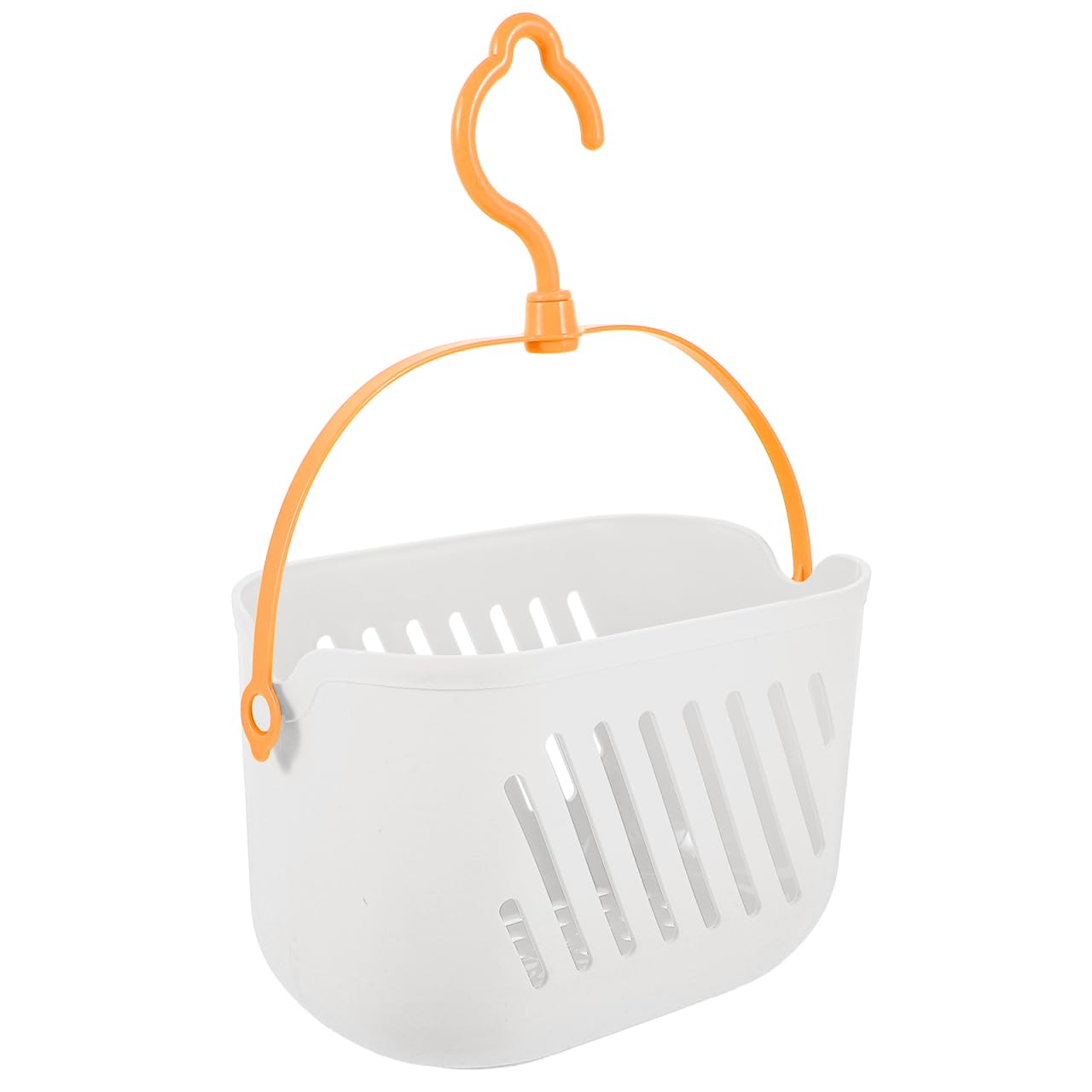 Baluue Hanging Shower Caddy Basket with Hook Plastic Hanging Shower Basket Kitchen Organizer Storage for Home Bathroom Kitchen