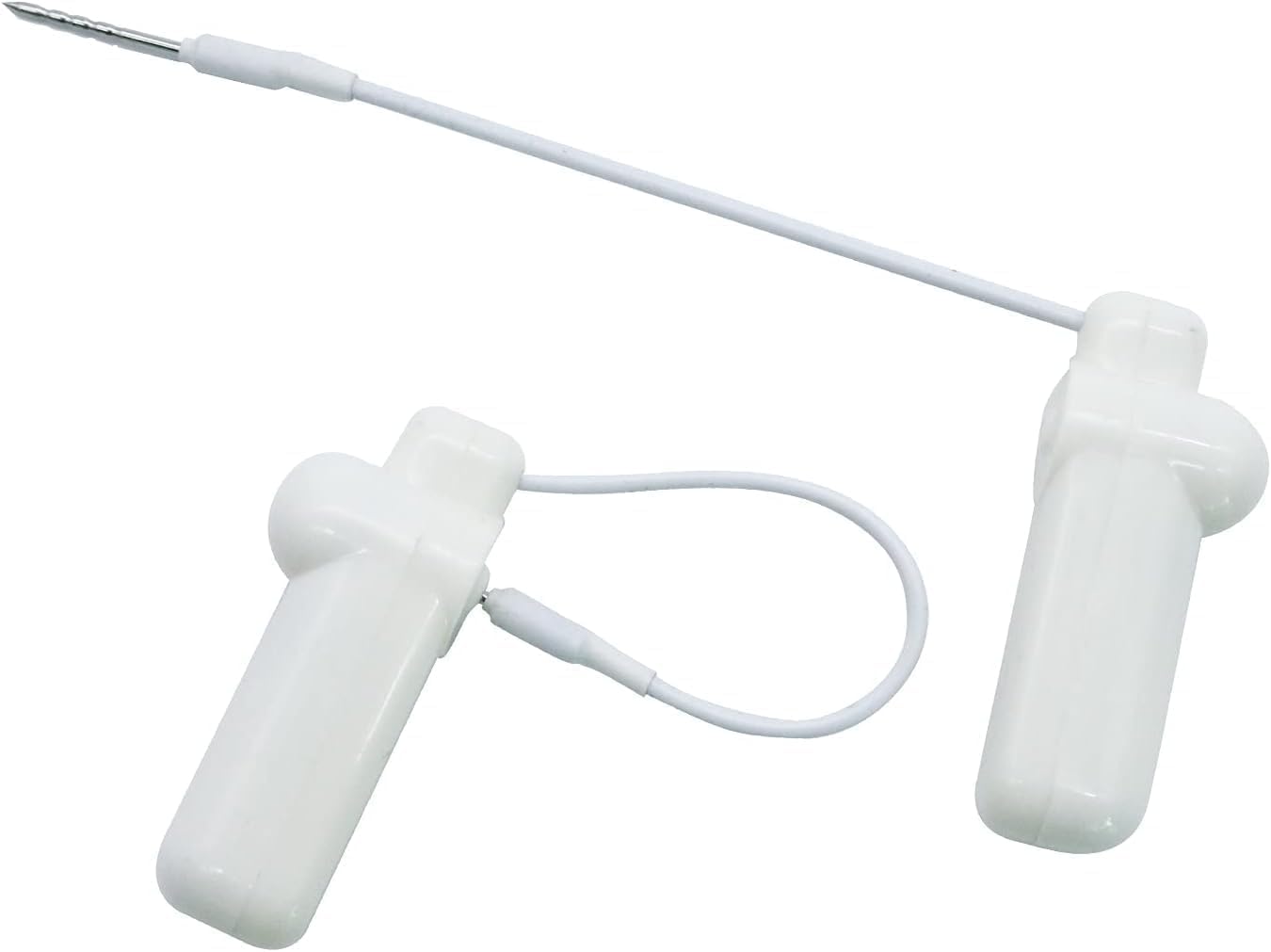 100 Pcs EAS-Sicherheitsanhänger, Mini-Einzelhandels-Sicherheitsanhänger mit 150mm Lanyard, Tag kompatibel mit am 58khz Frequenz, Sicherheitsanhänger-Entferner für Kleidung Taschen