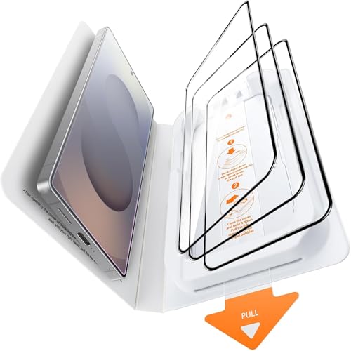 Image of Mr.Shield iWLL Tempered Glass Screen Protector Guard For Samsung Galaxy S25 Edge, S25 Plus and S24 Plus, Easy Installation Ultrafit Tray, 9H Hardness, Case Friendly, Military Grade Shatterproof (1 Pack)