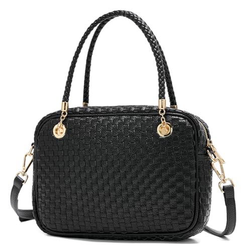 Chic Vegan Leather Crossbody Camera Bag