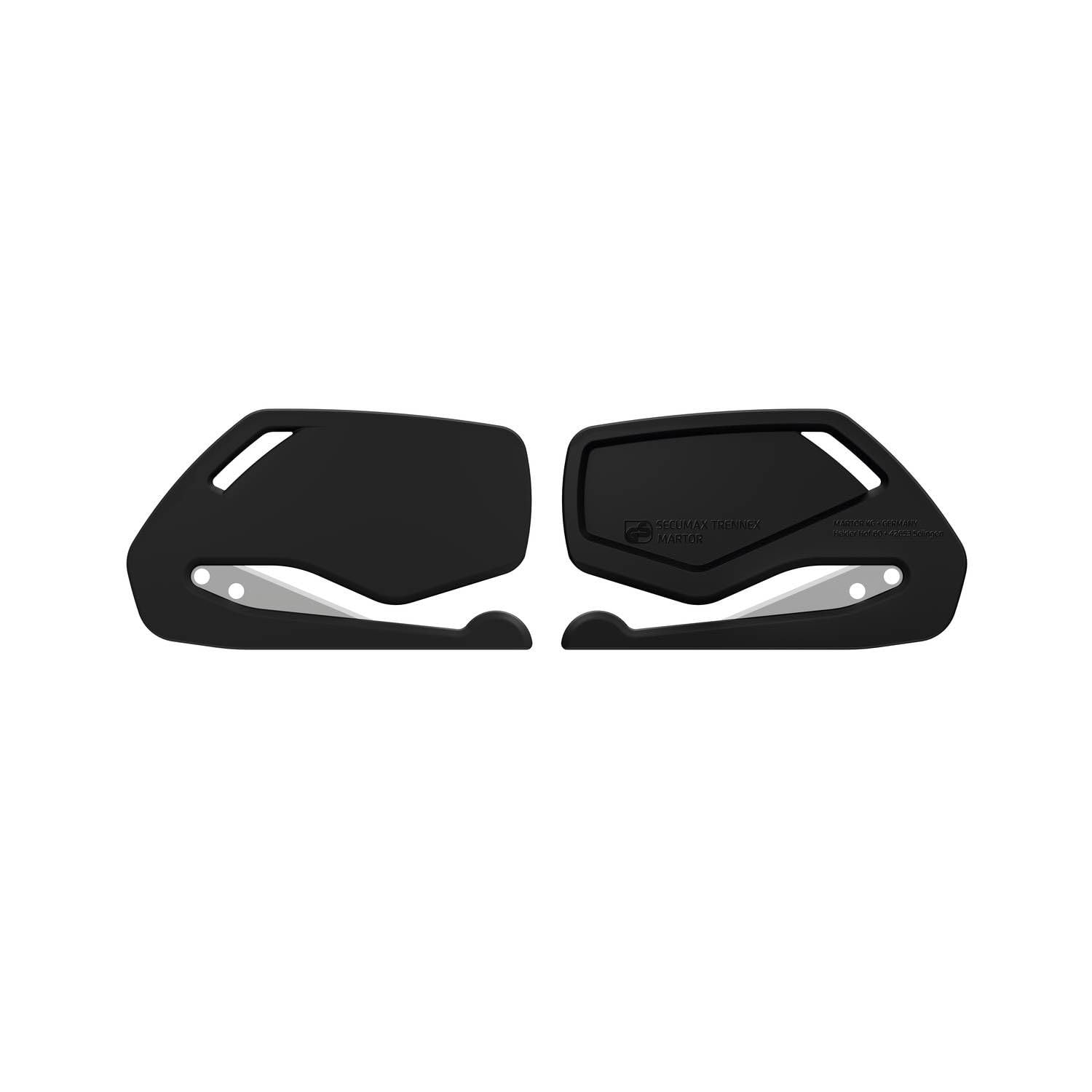 MARTOR 100 x Coltello di sicurezza, lama nascosta, TRENNEX con lama appuntita 85, coltello Cutter professionale, leggero, in plastica, Per mancini e destrorsi