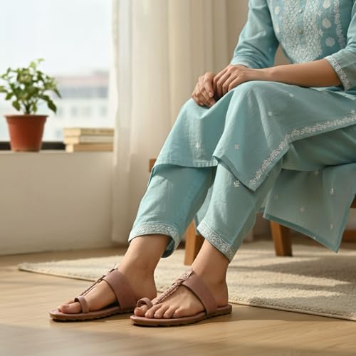 Image of IndieStide Heel Casual Flip Flops Slippers For Girls Women, Comfortable cushioned Chappals