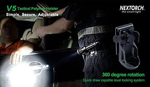 NEXTORCH V5 Holster in use with 360-degree rotation