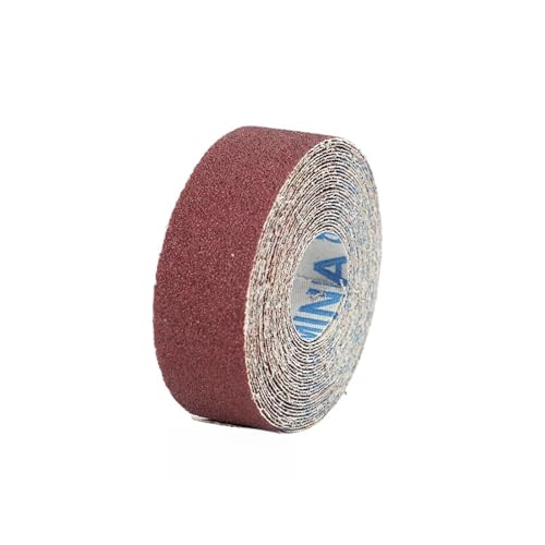 Rollo de tela esmeril de grano 80 para lijado continuo de metal y madera