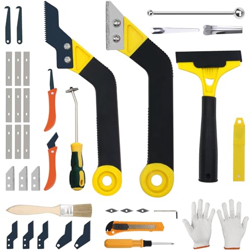 xoermioy 37 Pack Grout Removal Tool Kit, 3 Tile Grout