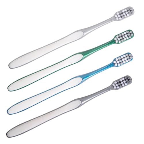 HAMPPLIES 4Piezas Viaje de Unidades Ergonómico Cabezal Limpieza Profunda Hombres y Uso Diario