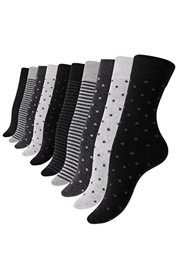 GAWILO Damen Socken Mit Rollrand (6 Paar
