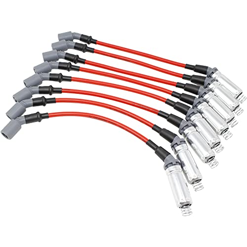 AIP Electronics Dragon Fire Performance Street Series High Performance 8.5mm 15 Low Ohm Spark Plug Wire Set for All LS LT Engines with Katech Valve Covers OEM Fit SPW1012-RD AIP Electronics Dragon Fire Performance Street Series High Performance 8.5mm 15" Low Ohm Spark Plug Wire Set for All LS LT Engines with Katech Valve Covers OEM Fit SPW1012-RD