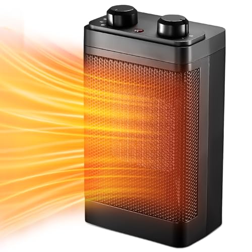 La mejor selección de Calentador Electrico Walmart comprados en linea. 49 TMOSLY Calentador de Sobremesa Pequeño, Eléctrico Cerámico PTC - Seguro y Rápido Para Interior, Dormitorio, Oficina, Uso Doméstico, 1500W