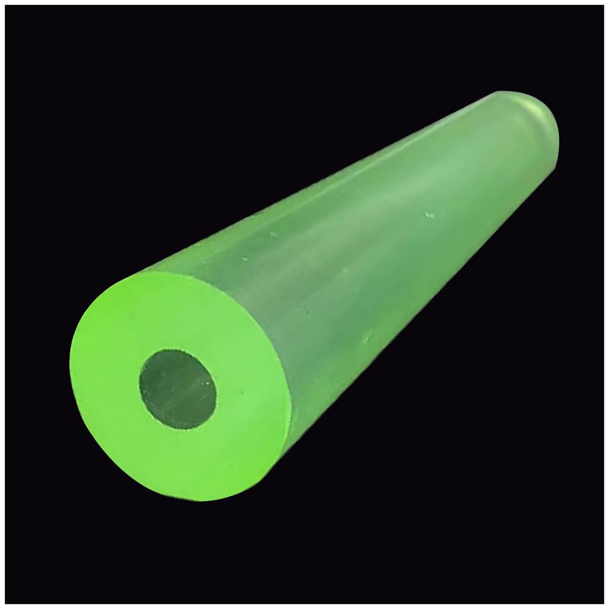 PU Poliuretano Barra Cava Gialla Trasparente, Elastomero Industriale Resistente A Usura E Pressione, per Edilizia E Industria,60mmx15mmx500mm