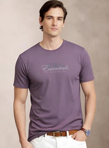 Image of ADRO Mens Printed Cotton T-Shirts Pack of 3 | Regular Fit Graphic Tshirt | Breathable Modern Stylish Casual T Shirt for Travel Gym Daily Lifestyle