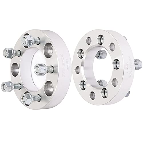 ECCPP 2PCS 1.25" (32mm) 5x4.75 to 5x4.5 Wheel Spacers Adapters 5 Lug 5x4.75 to 5x4.5-5x120.65 to 5x114.3 with 12x1.5 Studs
