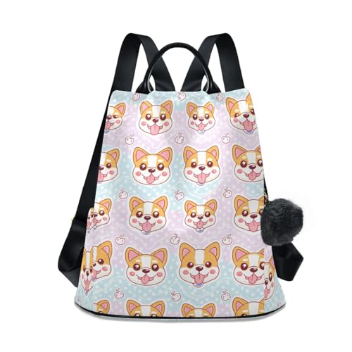 Sac à dos décontracté pour femme motif chien pour afficher votre passion