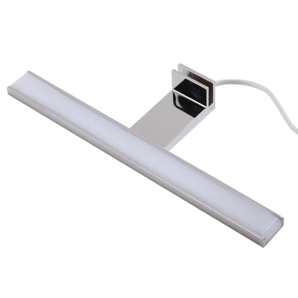 Kibath G Aplique led de 45cm para iluminación del baño. Máxima luminosidad con Sus 60 Leds Que Dan 12w y 1115 lúmenes, 12 W, Cromo Brillo, 45