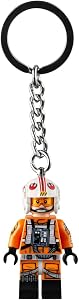 LEGO Star Wars Luke Skywalker Pilot Outfit Minifigure Keyring 854288, Orange, S