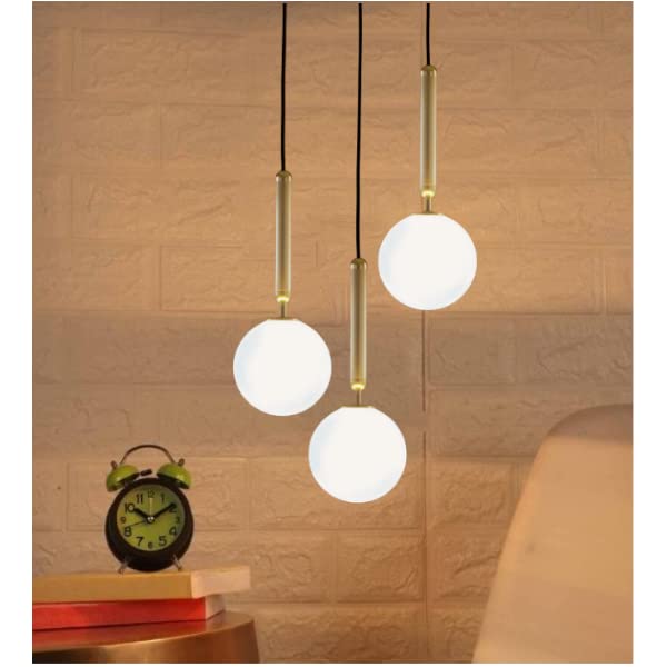 kinis Gold Kin-Gold 8051 Round Thaali Round Cluster Pendant Light/Cluster Hanging Light/Cluster Ceiling Light/Three Pendant Lamp To Décor Home/Living Room/Bedroom/Office/Dining/Cafe/Restaurants (B0BWYBV479) Amazon Price History, Amazon Price Tracker