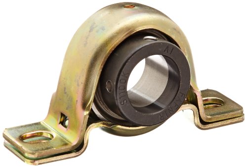 Timken PB1 Pillow Block, 2 Bolt Holes, Non-Relubricatable, Stamped Steel, Eccentric Locking Collar, Steel Insert, Inch, 1