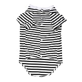 CIYODO Chaleco para Perros Camisa para a Rayas Chaleco de algodón para Perros Ropa de Golden Retriever Ropa para Perros Camisas Camiseta de Verano Ropa de el