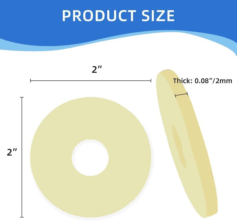 Miniatura 4 de 20 anillos de barrera de ostomía de 0.079 pulgadas, suministros moldeables para ostomía, suministros flexibles de bolsa de ostomía hidrocoloide de