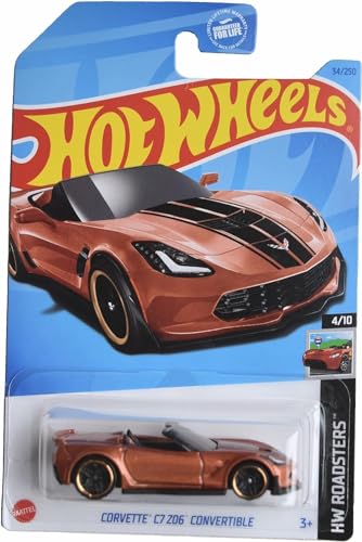 Hot Wheels Corvette C7 Z06 Convertible escala 1:64 miniatura 1