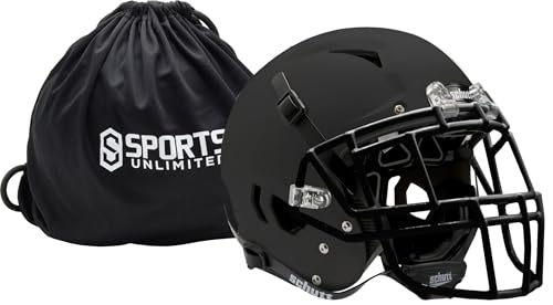 Schutt Vengeance A11 Youth Football Helmet with unattached Facemask and Sports Unlimited Helmet Bag
