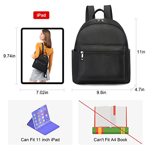 LOVEVOOK Mini Backpack for Women Purse Fashion Small Black Backpack Daypack for Dating Gift for Her Waterproof by LOVEVOOK - Used condition - Image 4