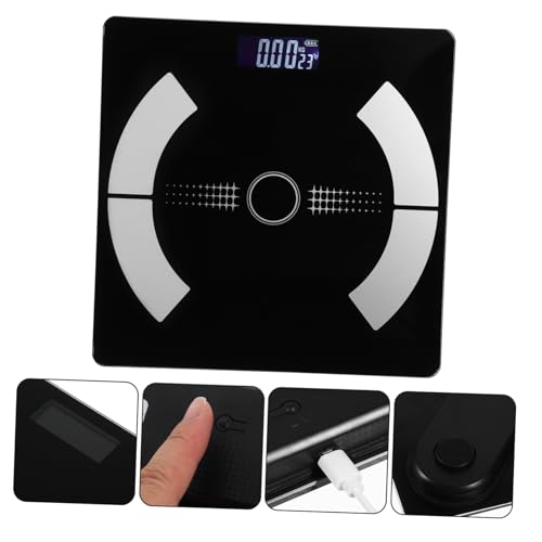 Báscula digital de baño Beaupretty para peso y masa corporal miniatura 6