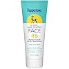 Coppertone Oil Free + Shine Control Sunscreen Face Lotion SPF 45, Lightweight Sunscreen for All Skin Tones, Won’t Clog Pores, Fragrance Free, 2.5 Fl Oz Tube