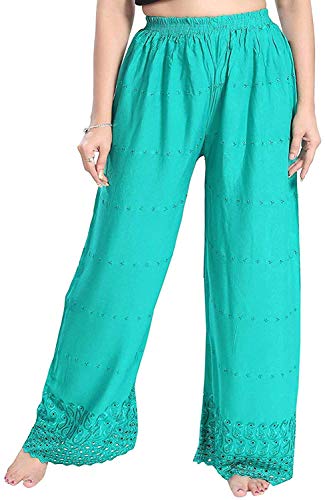 Image of Women's Rayon Half Chicken Palazzo