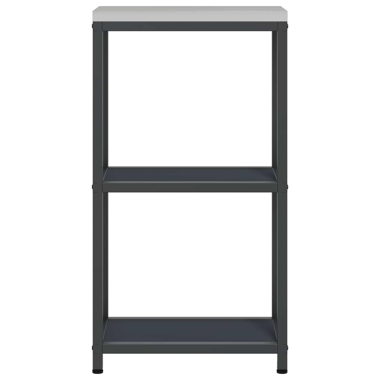 Küchenregal Standregal, 30 x 50 x 92 cm, Küchenaufbewahrung aus Stahl in Anthrazit, stabiles Metallregal für Küchenutensilien, platzsparendes Design für Moderne Küchenorganisation