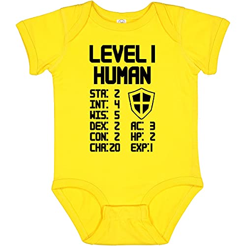 inktastic Level 1 Human Baby Bodysuit