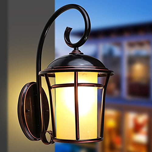 Applique murale étanche IP65 éclairage extérieur E27 haute luminosité pour allée sécurisée