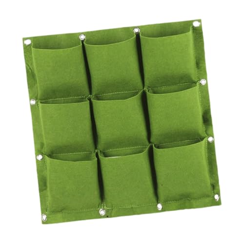 Bothyi Plantador de parede de jardim, de contêiner de flores para cultivar plantas com 9 bolsos pend